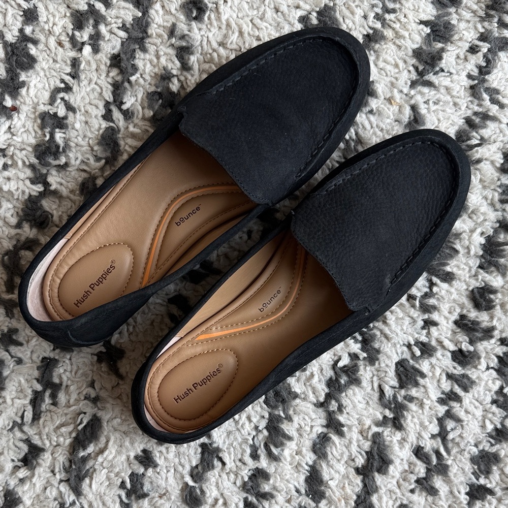 Black Suede Loafers